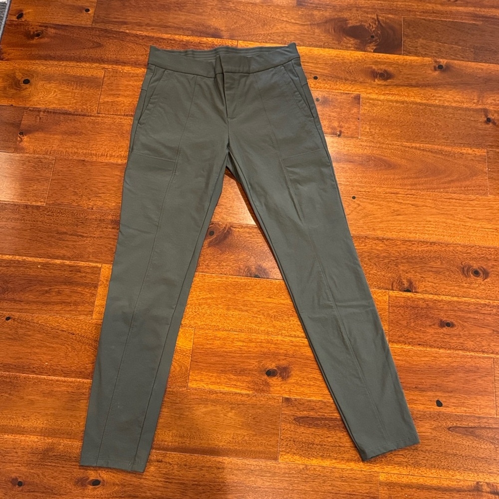 Athleta Wander Stash Skinny Pant. Size 4. Olive in color. - Picture 3 of 9